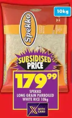 Shoprite Spekko long grain parboiled white rice offer