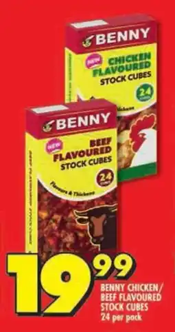 Shoprite Benny chicken/ beef flavoured stock cubes offer