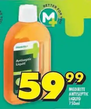 Shoprite Medirite antiseptic liquid offer