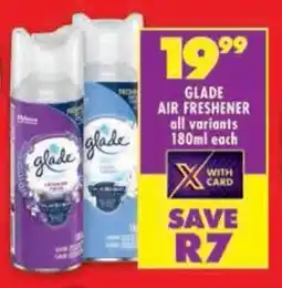 Shoprite Glade air freshener all variants offer