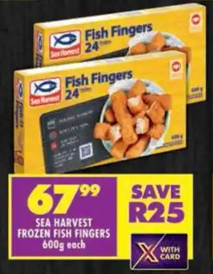 Shoprite Sea harvest frozen fish fingers offer