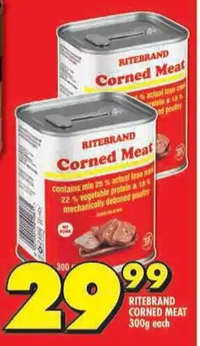 Shoprite Ritebrand corned meat offer