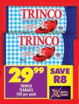 Shoprite Trinco teabags offer