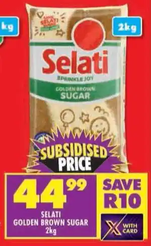 Shoprite Selati golden brown sugar offer