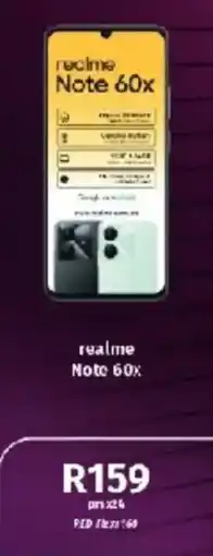 Vodacom Realme Note 60x offer