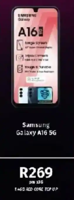 Vodacom Samsung Galaxy A16 5G offer