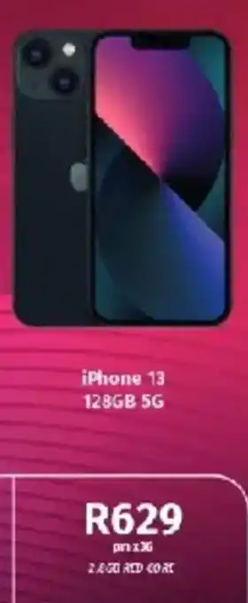 Vodacom iPhone 13 128GB 5G offer