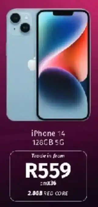 Vodacom iPhone 14 128GB 5G offer