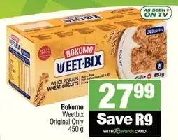 Spar Bokomo Weetbix Original Only offer