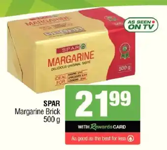 Spar SPAR Margarine Brick offer