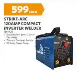 BUCO Strike-arc 120amp compact inverter welder offer