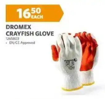 BUCO Dromex crayfish glove offer