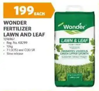 BUCO Wonder fertilizer lawn and leaf offer