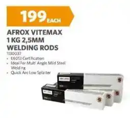 BUCO Afrox vitemax welding rods offer