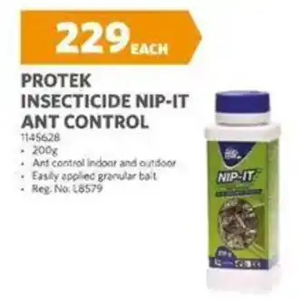 BUCO Protek insecticide nip-it ant control offer