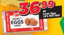 OK Grocer OK Large Eggs offer