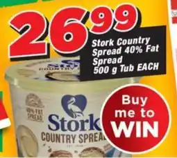 OK Grocer Stork Country Spread 40% Fat Spread Tub offer