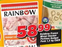 OK Grocer Rainbow Frozen Mixed Chicken Portions Budget Pack offer