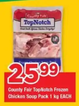 OK Grocer County Fair Top Notch Frozen Chicken Soup Pack offer