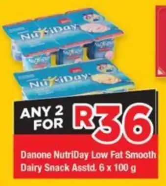 OK Grocer Danone NutriDay Low Fat Smooth Dairy Snack Asstd. offer