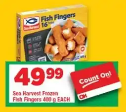 OK Grocer Sea Harvest Frozen Fish Fingers offer