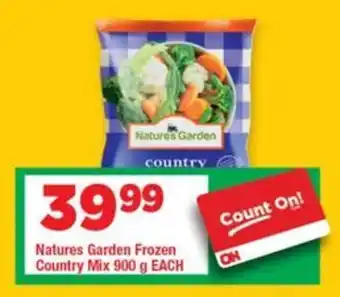 OK Grocer Natures Garden Frozen Country Mix offer