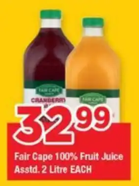 OK Grocer Fair Cape 100% Fruit Juice Asstd. offer