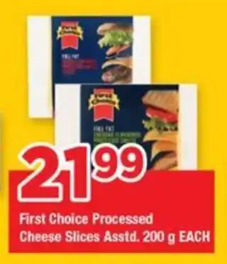 OK Grocer First Choice Processed Cheese Slices Asstd. offer