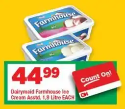 OK Grocer Dairymaid Farmhouse Ice Cream Asstd. offer