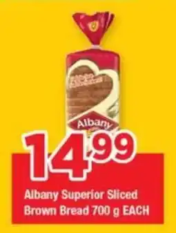 OK Grocer Albany Superior Sliced Brown Bread offer