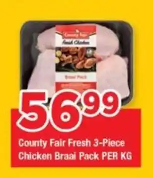 OK Grocer County Fair Fresh Chicken Braai Pack offer