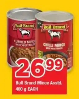 OK Grocer Bull Brand Mince Asstd. offer