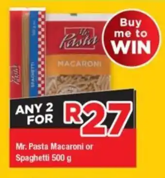 OK Grocer Mr. Pasta Macaroni or Spaghetti offer