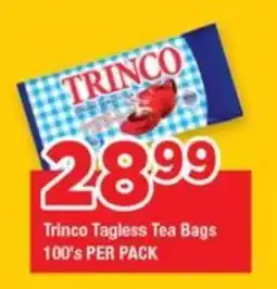 OK Grocer Trinco Tagless Tea Bags offer