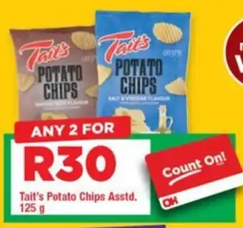 OK Grocer Tail's Potato Chips Asstd. offer