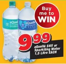 OK Grocer aQuellé Still or Sparkling Water offer