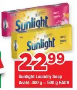 OK Grocer Sunlight Laundry Soap Asstd. offer