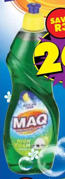 Shoprite Maq dishwashing liquid offer