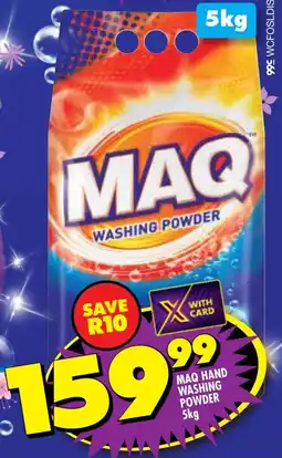 Shoprite Maq hand washing powder offer