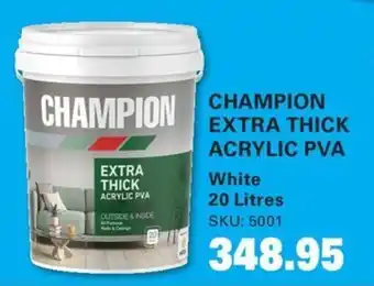 Cashbuild Champion extra thick acrylic pva offer