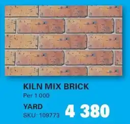 Cashbuild Kiln mix brick offer