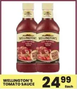 Super Save Wellington's tomato sauce offer