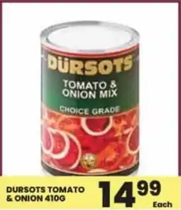 Super Save Dursots tomato & onion offer