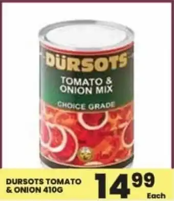 Super Save Dursots tomato & onion offer