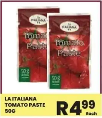 Super Save La italiana tomato paste offer