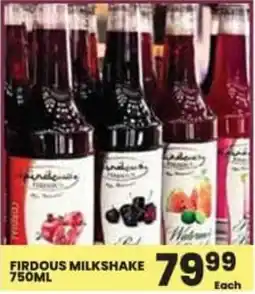 Super Save Firdous milkshake offer