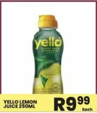 Super Save Yello lemon juice offer