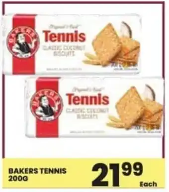 Super Save Bakers tennis offer