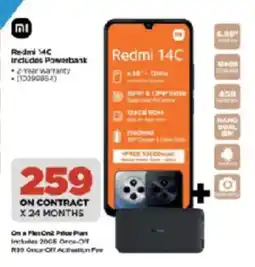 HiFi Corp Redmi 14C Includes Powerbank offer