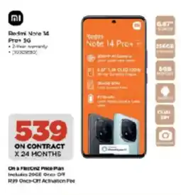 HiFi Corp Redmi Note 14 Pro+ 5G offer